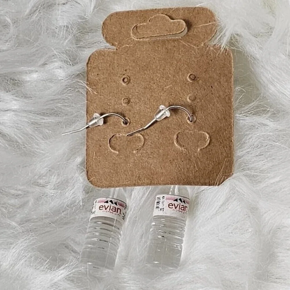 🏆022 Acrylic Earrings Tiny Water Bottle Jewelry